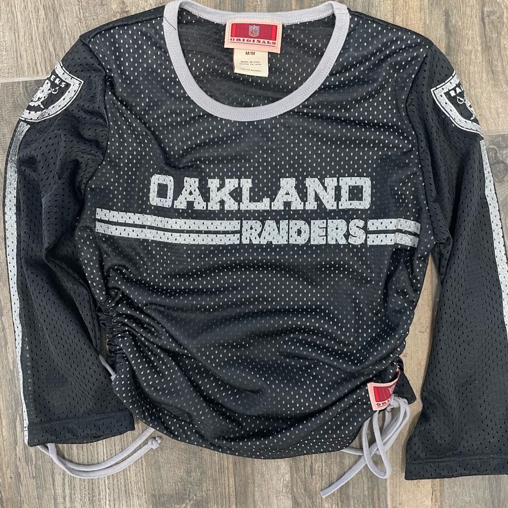 NFL Women’s small Black and Gray Oakland Raiders